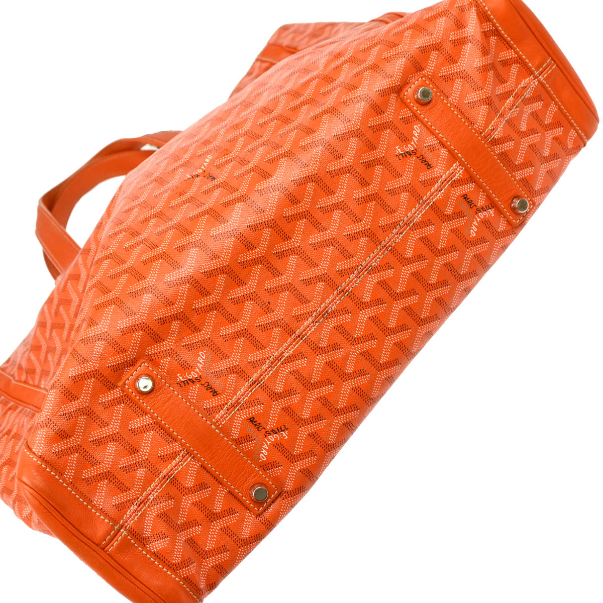 Goyard 2012 Orange Sac Voltaire 2way Tote Shoulder Handbag