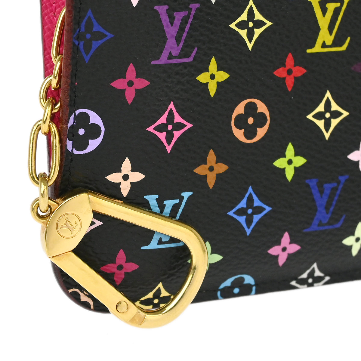 Louis Vuitton 2011 Multicolor Pochette Cles Coin Case Wallet M93735