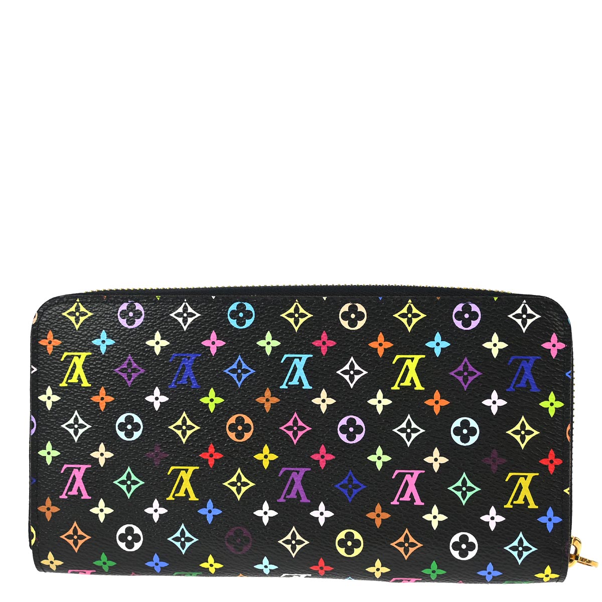 Louis Vuitton 2013 Black Multicolor Zippy Wallet M60243