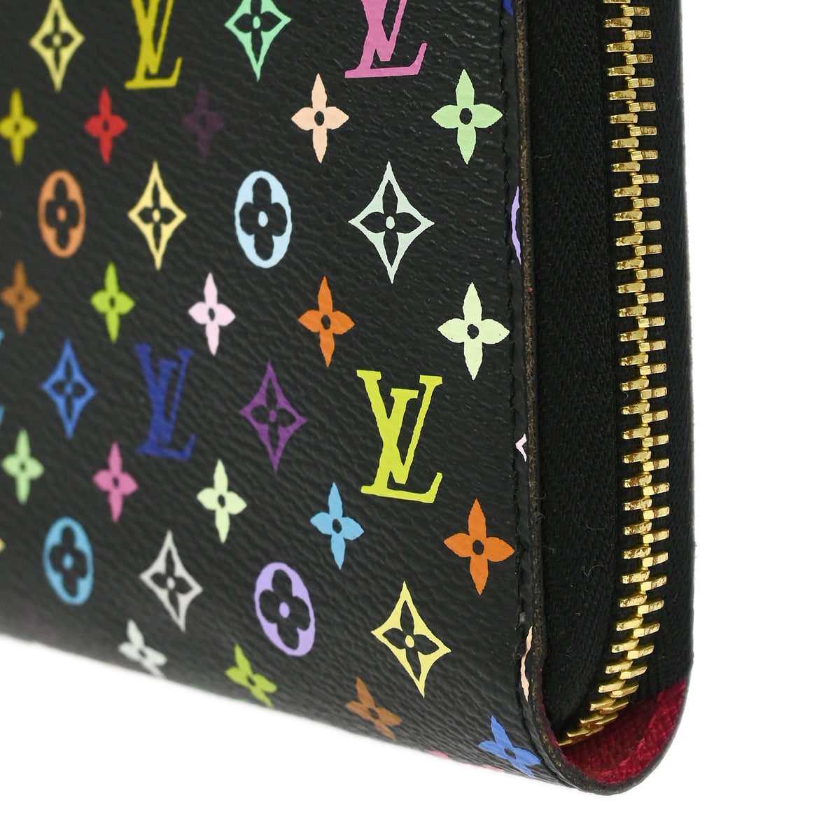 Louis Vuitton 2013 Black Multicolor Zippy Wallet M60243