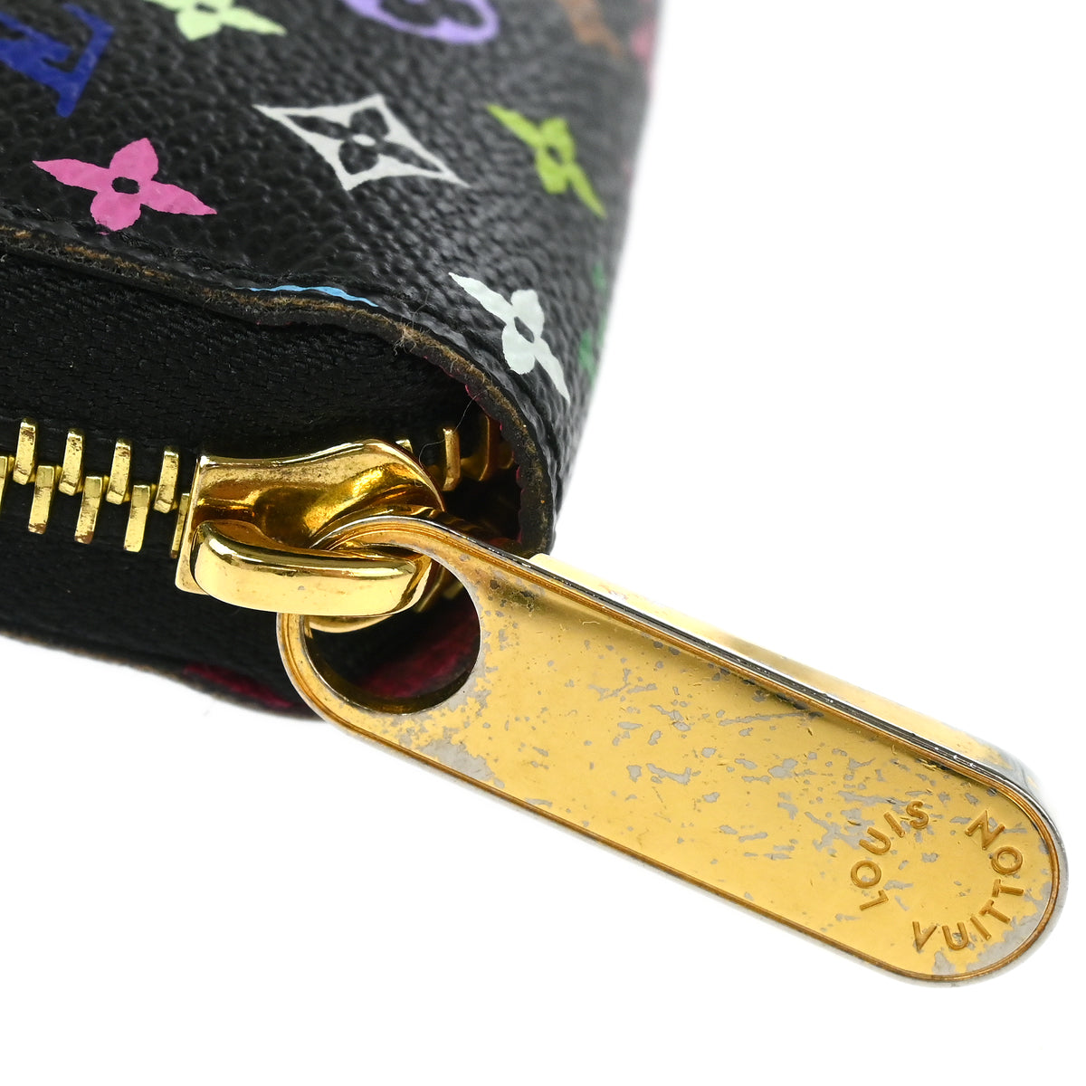 Louis Vuitton 2013 Black Multicolor Zippy Wallet M60243