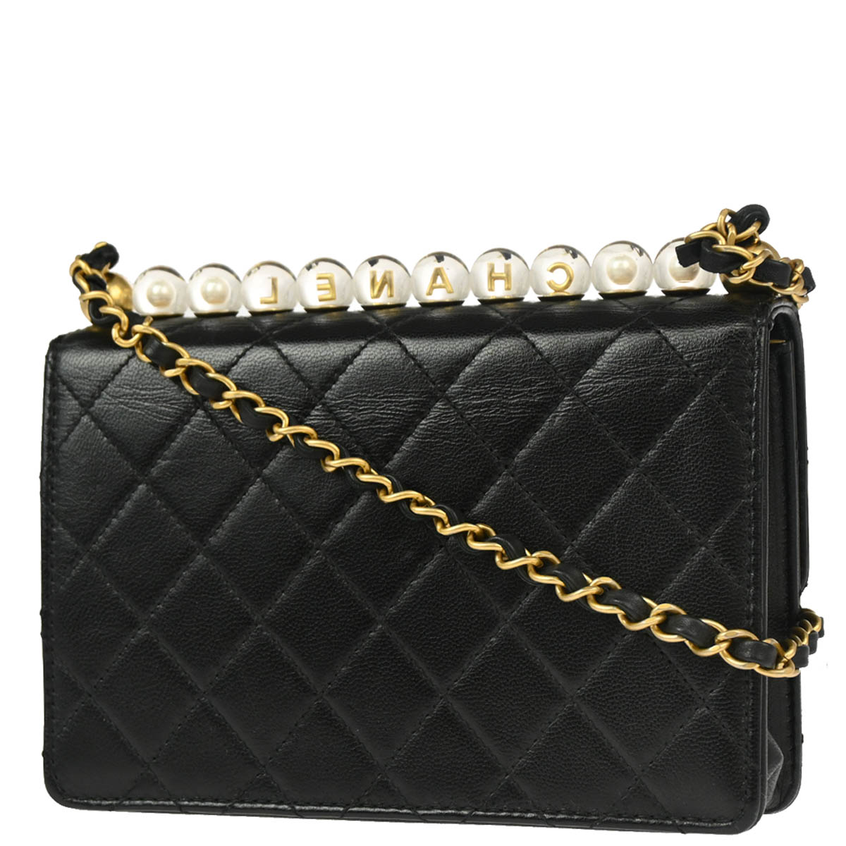 Chanel 2019 Black Lambskin Shoulder Bag