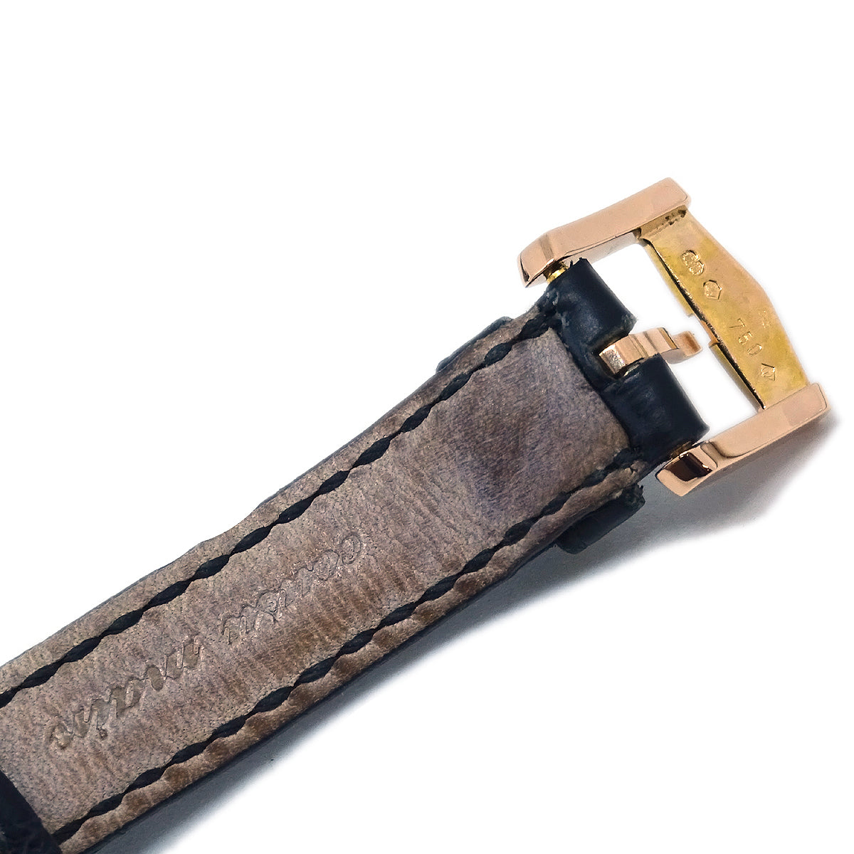 Harry Winston * Ref.332LQRL Avenue C Quartz Watch 18KPG Black