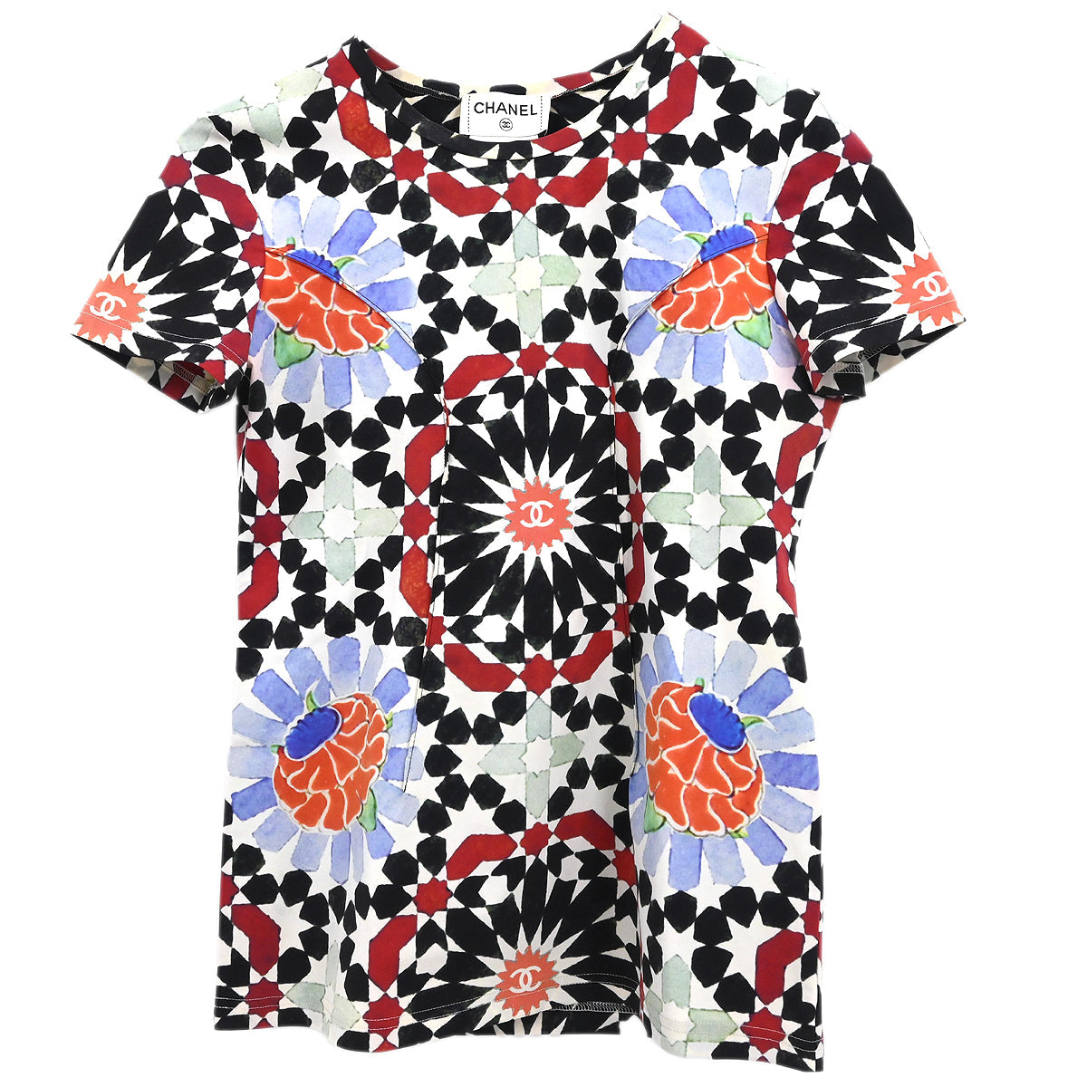 Chanel 2014-2015 T-shirt Black White #36