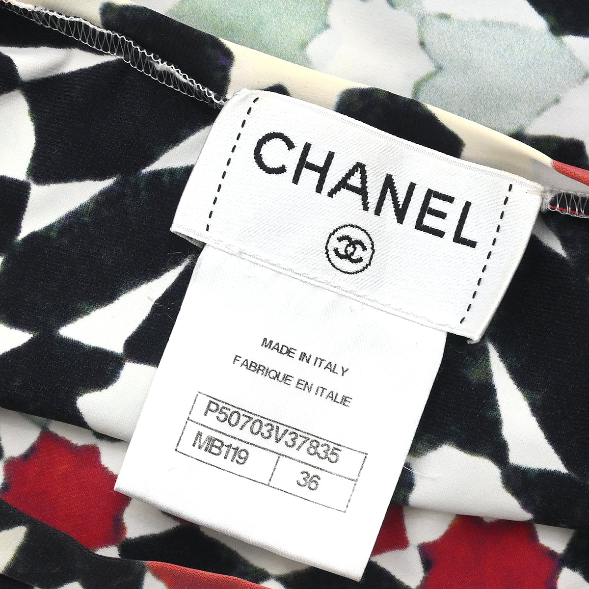 Chanel 2014-2015 T-shirt Black White #36