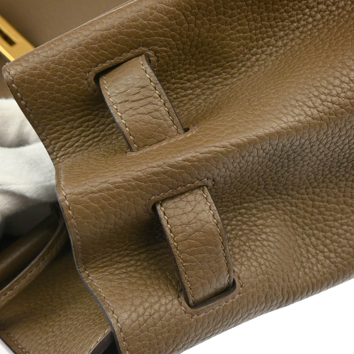 Hermes 2014 Taupe Gray Togo Birkin 35 Handbag