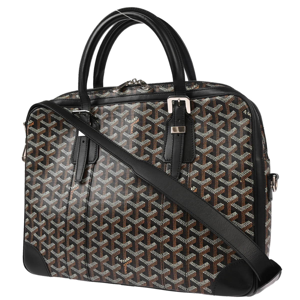 Goyard 2014 Black Ambassade PM 2way Briefcase Shoulder Handbag