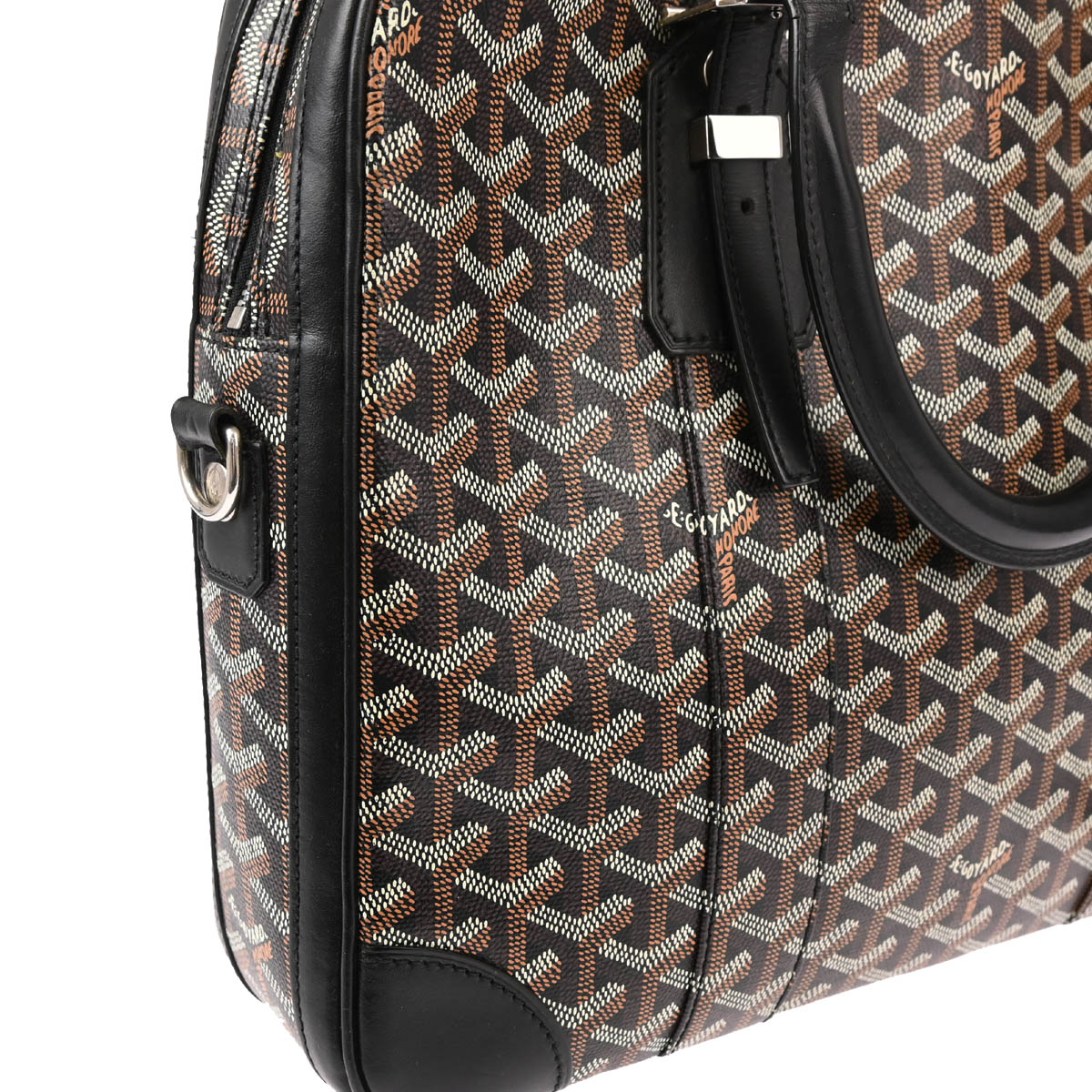 Goyard 2014 Black Ambassade PM 2way Briefcase Shoulder Handbag