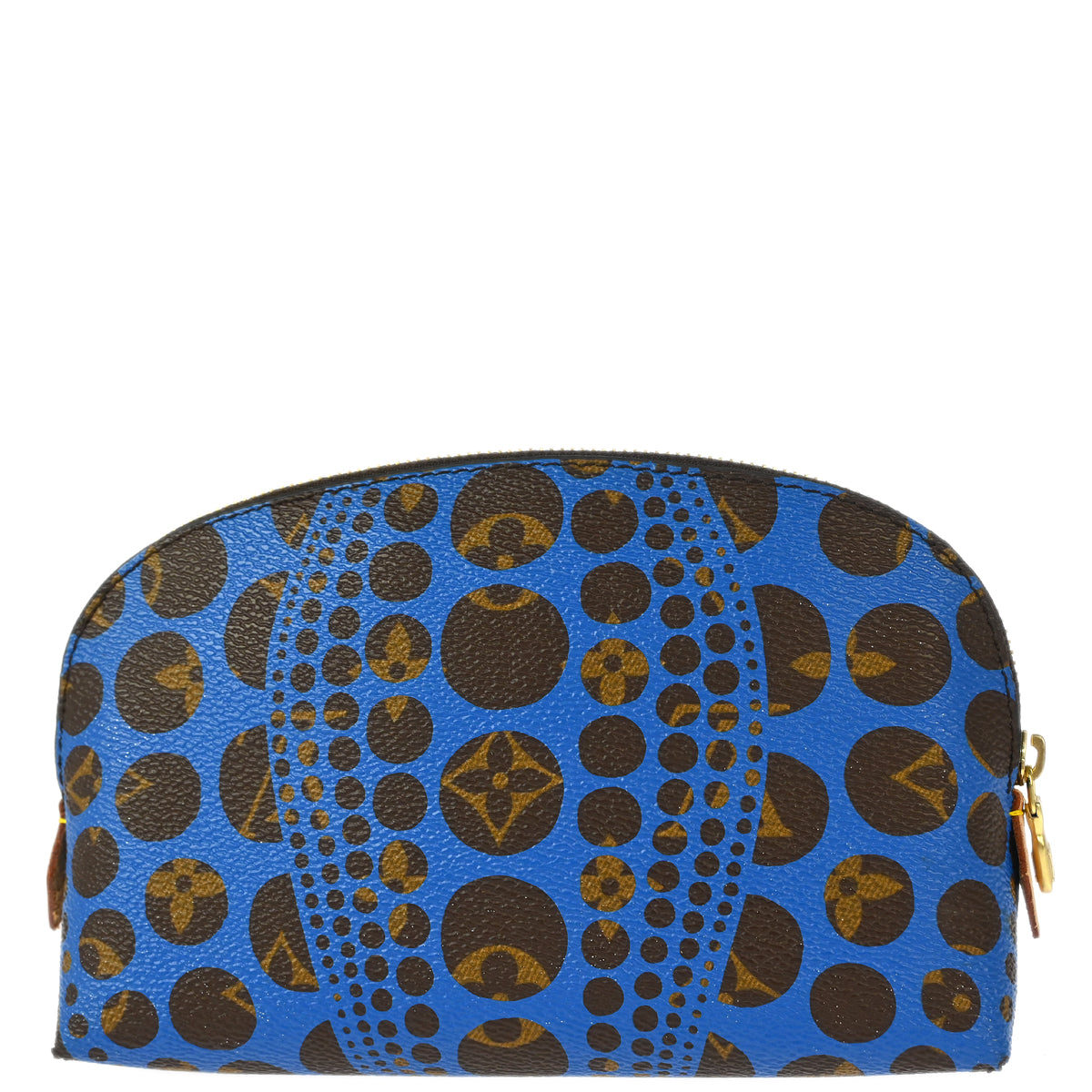 Louis Vuitton 2012 Pumpkin Dot Pochette Cosmetic Pouch Bag M47345