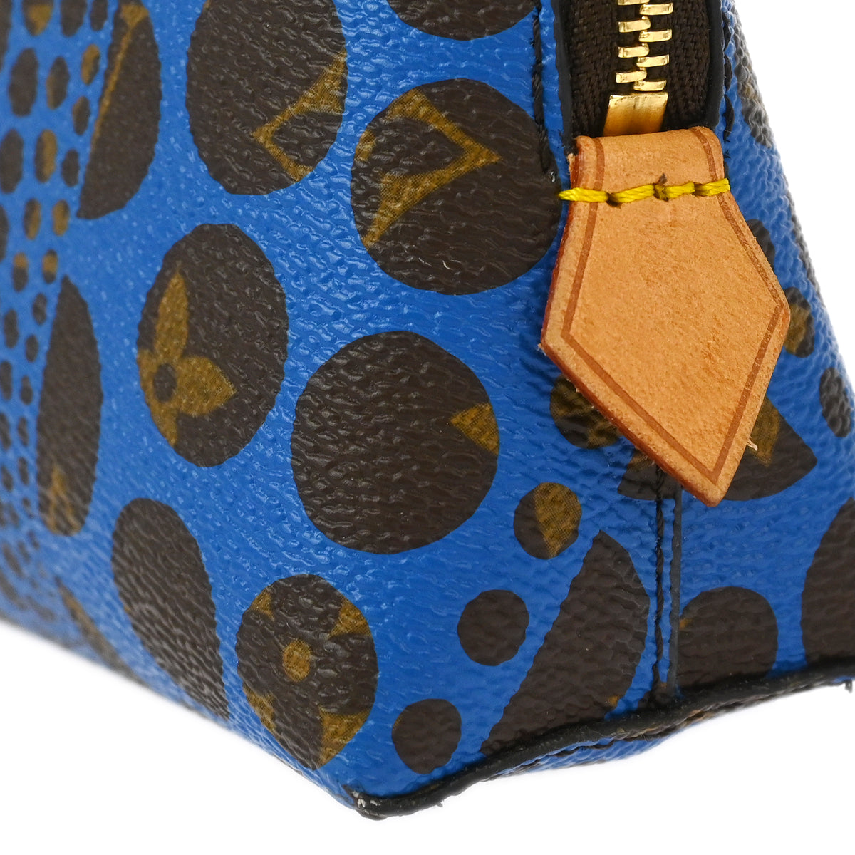 Louis Vuitton 2012 Pumpkin Dot Pochette Cosmetic Pouch Bag M47345