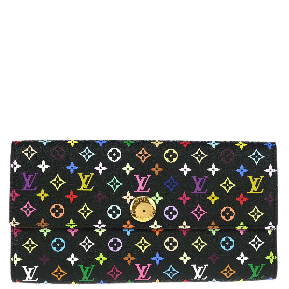 Louis Vuitton 2010 Multicolor Portefeuille Sarah Wallet M93747