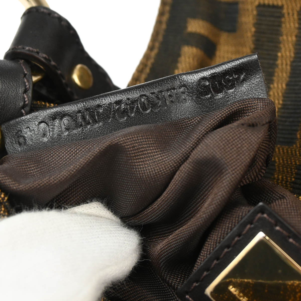 Fendi Brown Zucca Handbag