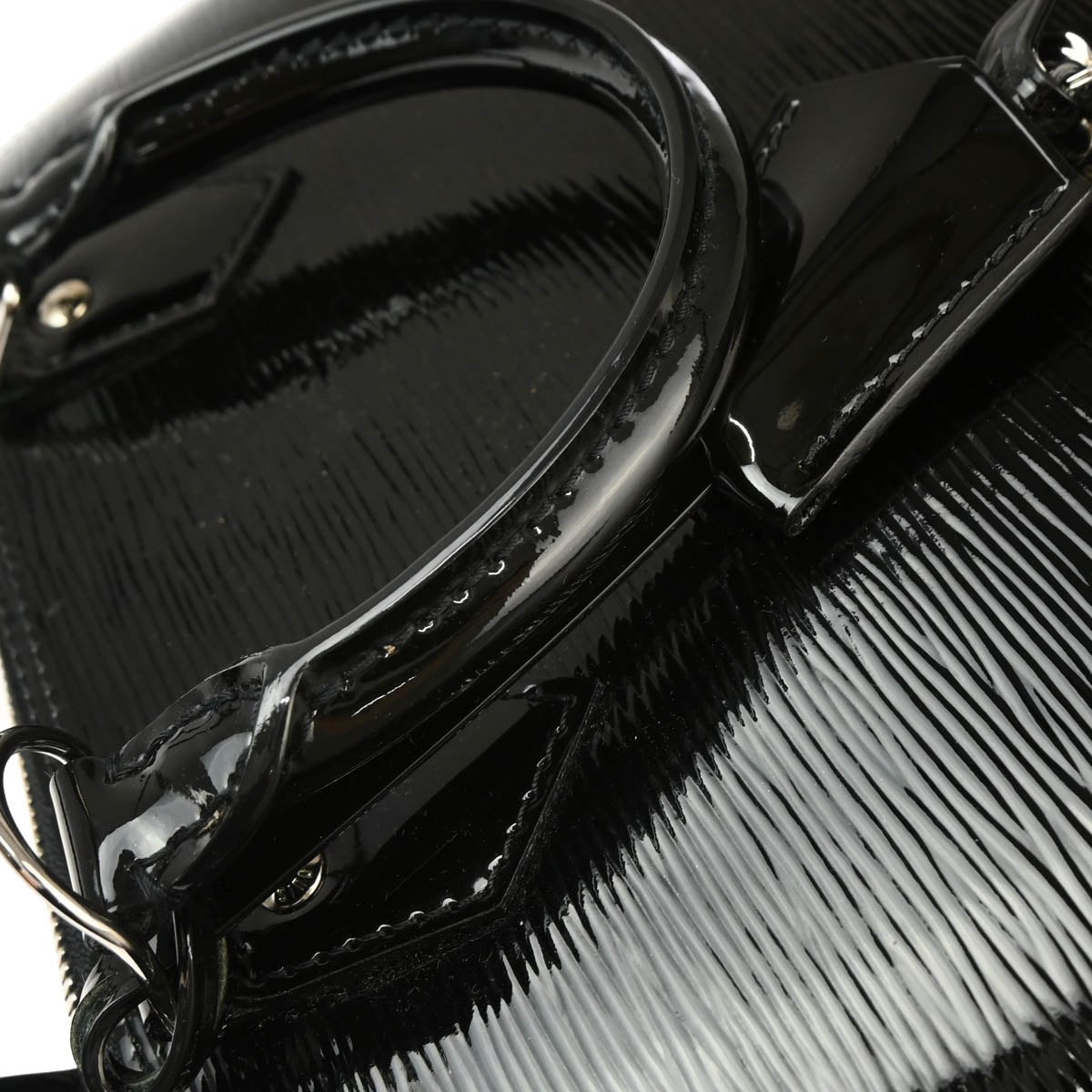 Louis Vuitton 2012 Black Electric Epi Alma PM Handbag M4032N