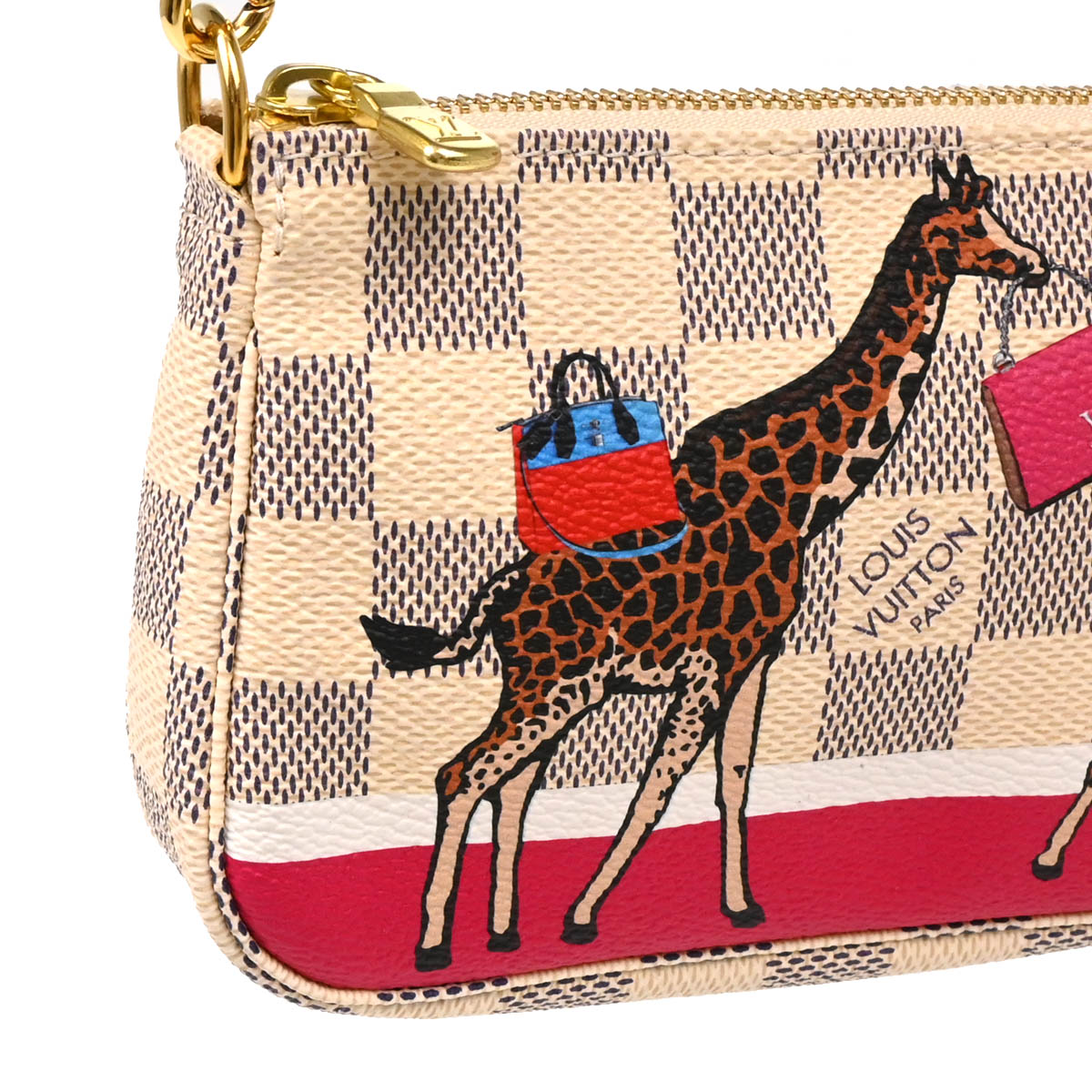 Louis Vuitton 2017 Damier Azur Mini Pochette Accessoires N62200