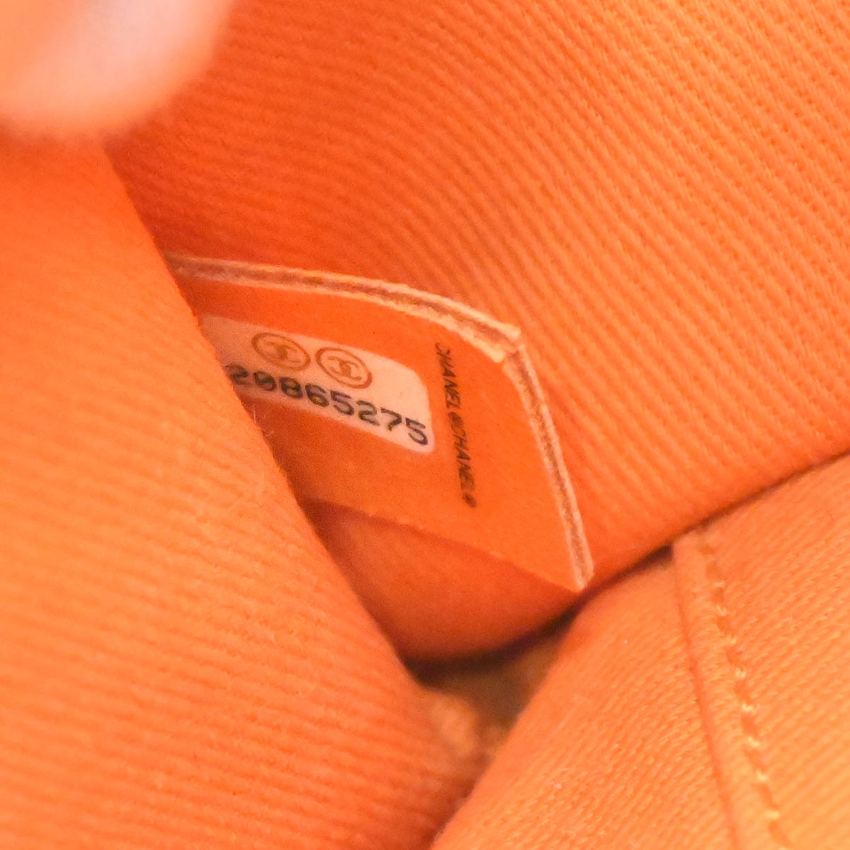 Chanel 2014-2015 Orange Canvas Deauville Bowling 2way Shoulder Handbag