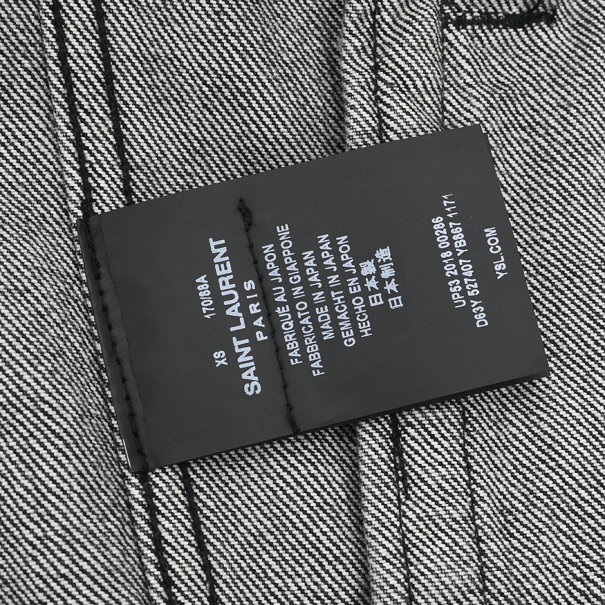 Saint Laurent 2018 Denim Jacket Gray #XS