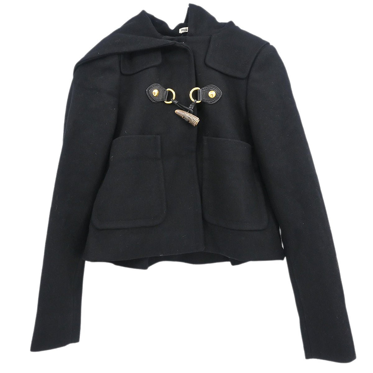 Miu Miu 2010 Duffle Coat Black #38
