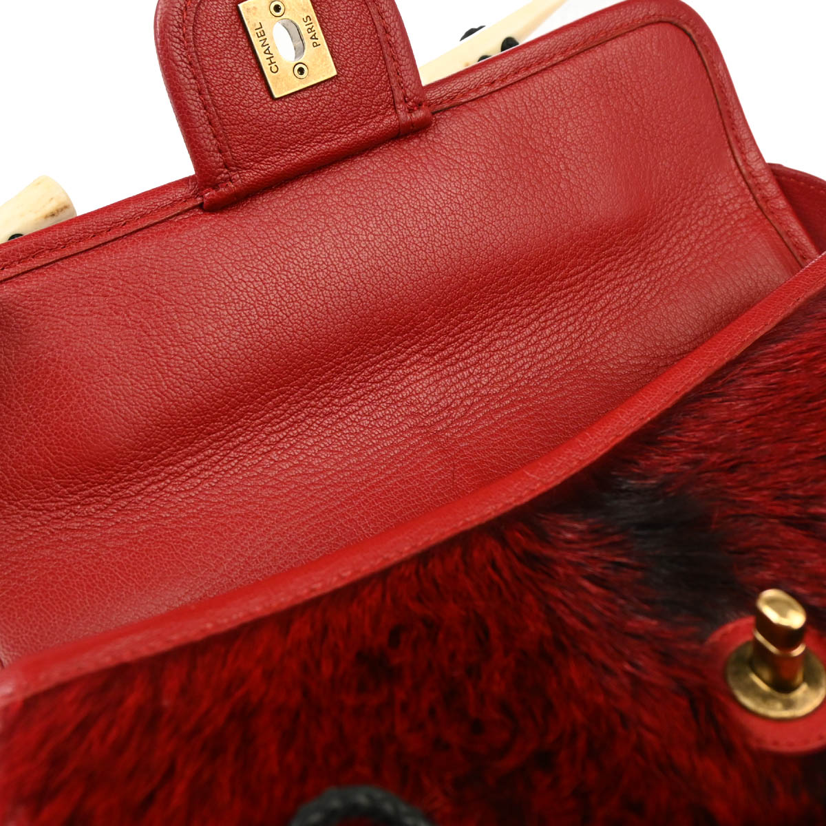 Chanel 2015-2016 Bordeaux Lambskin 2way Shoulder Handbag