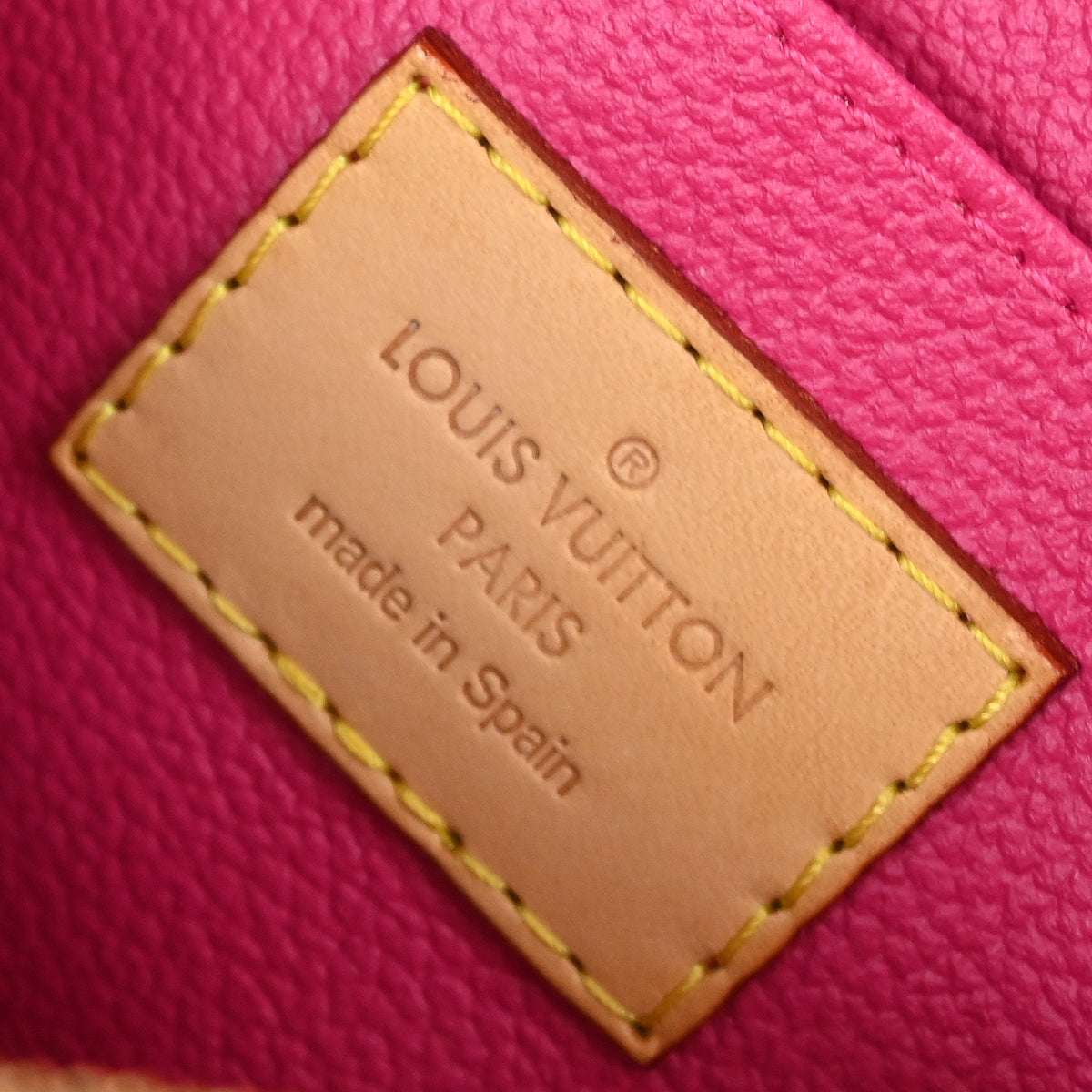 Louis Vuitton 2012 Black Monogram Multicolor Pochette Cosmetic M47355