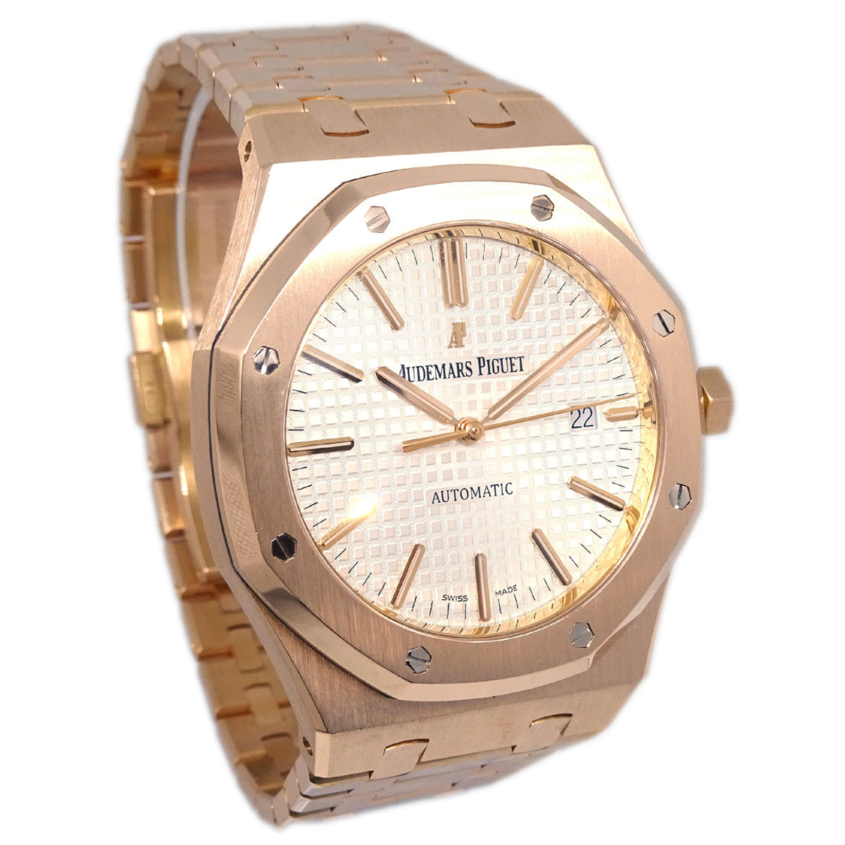 Audemars Piguet * Ref.15400OR.OO.1220OR.02 Royal Oak Watch 18KPG