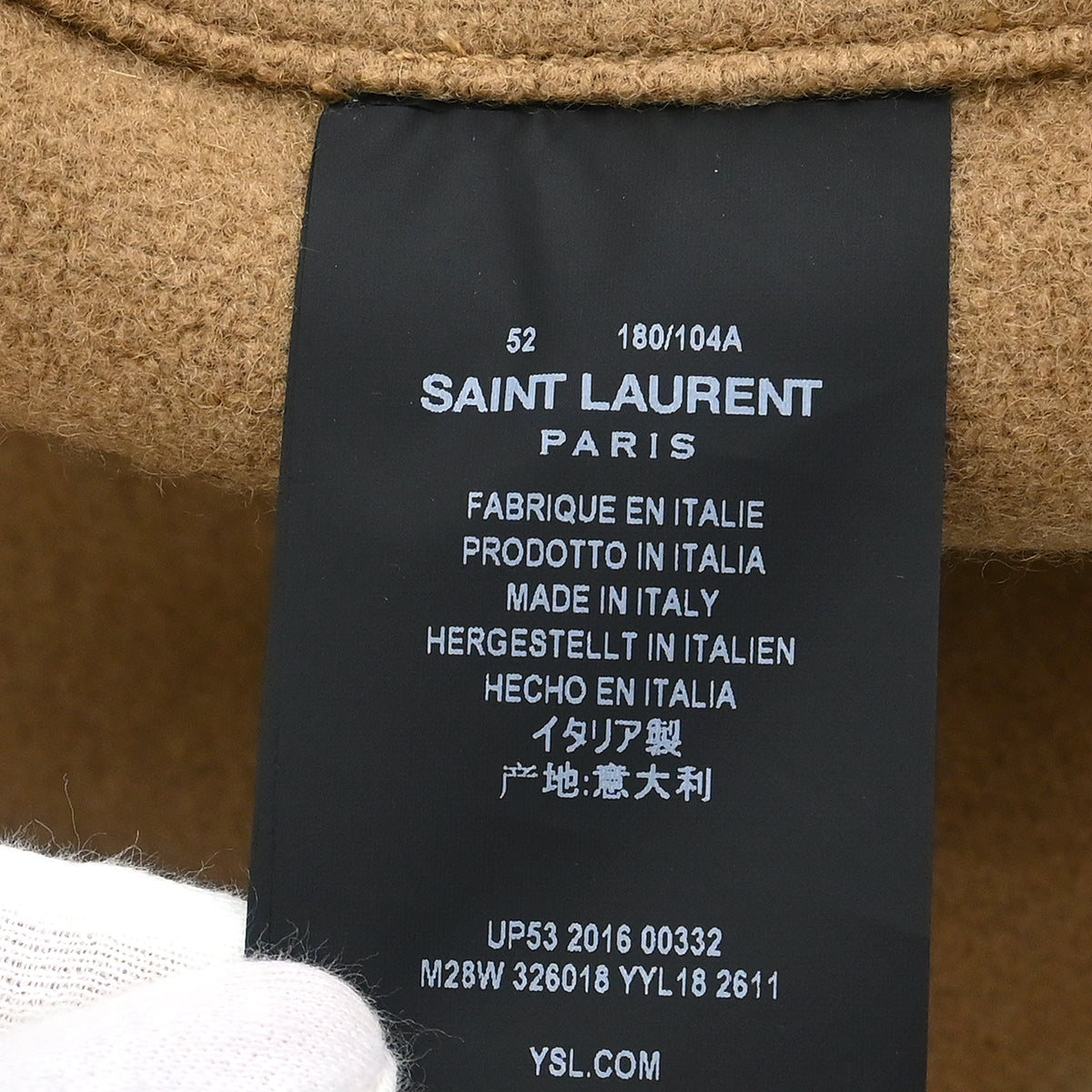 Saint Laurent 2016 Duffel Coat Beige #52