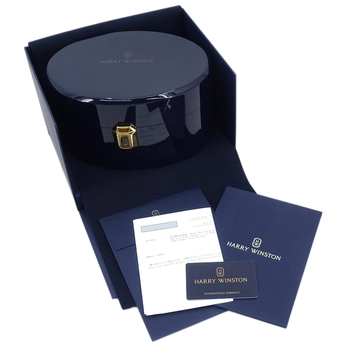 Harry Winston * AVCQMP16RR001 Avenue C Mini Moonphase Watch 18KPG