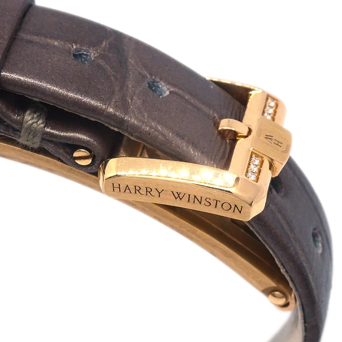 Harry Winston * AVCQMP16RR001 Avenue C Mini Moonphase Watch 18KPG