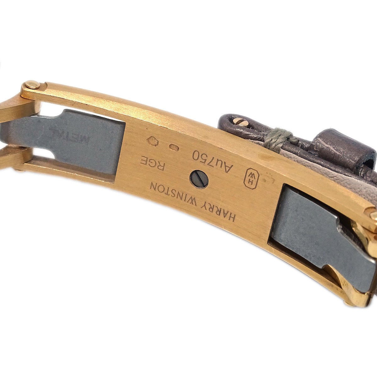 Harry Winston * AVCQMP16RR001 Avenue C Mini Moonphase Watch 18KPG