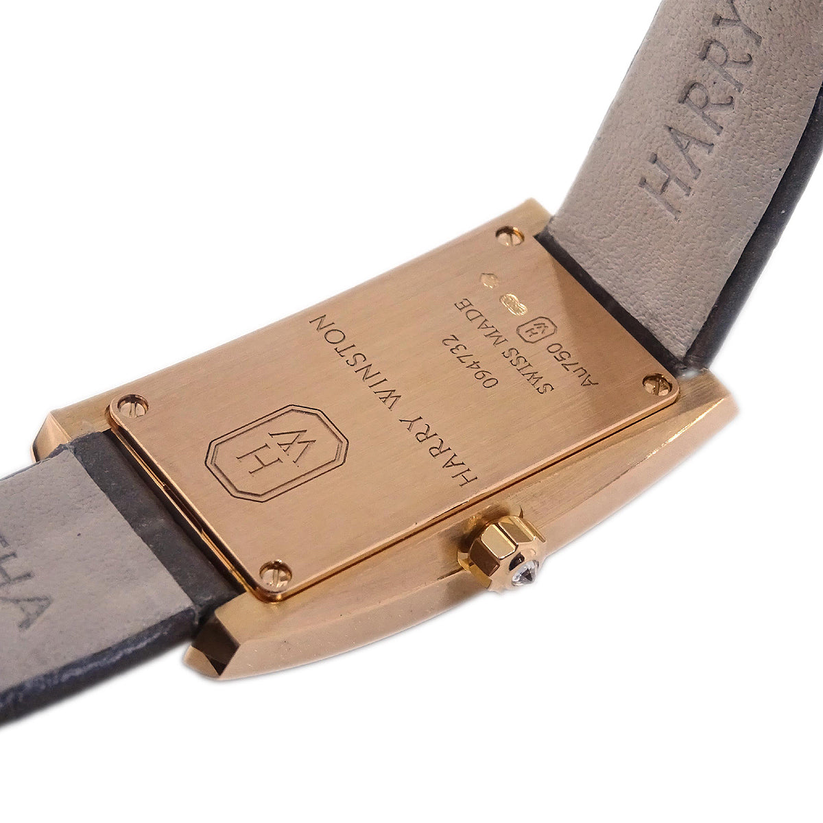 Harry Winston * AVCQMP16RR001 Avenue C Mini Moonphase Watch 18KPG