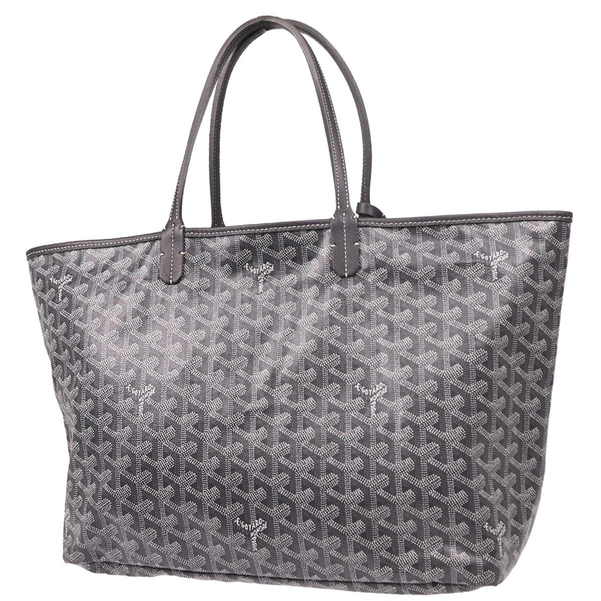 Goyard 2018 Gray Saint Louis PM Tote Handbag