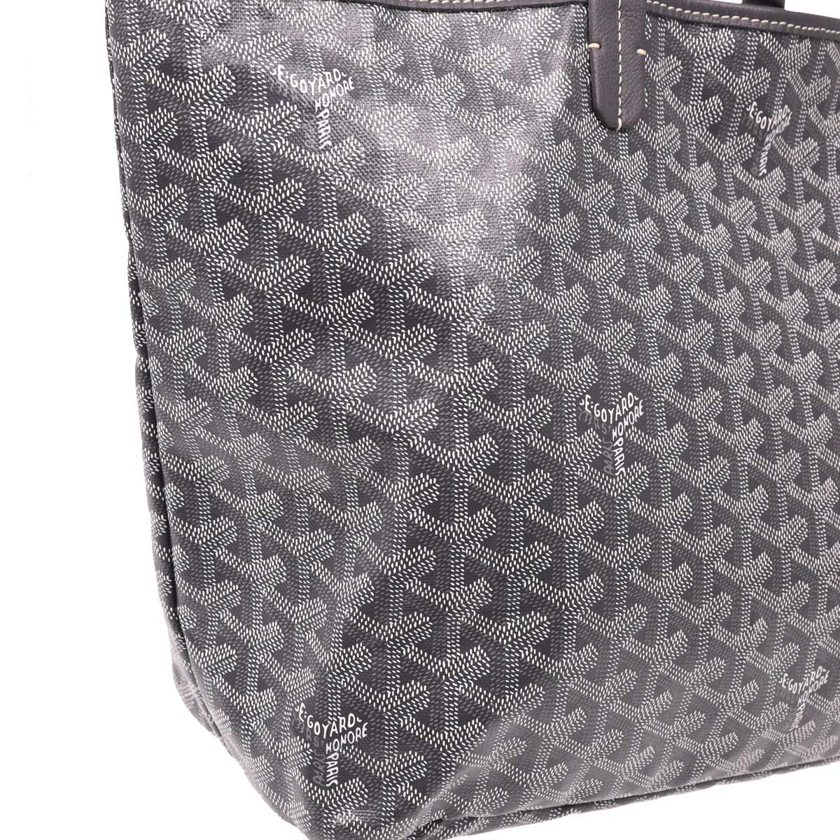 Goyard 2018 Gray Saint Louis PM Tote Handbag