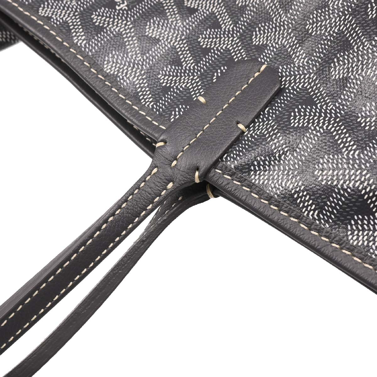 Goyard 2018 Gray Saint Louis PM Tote Handbag