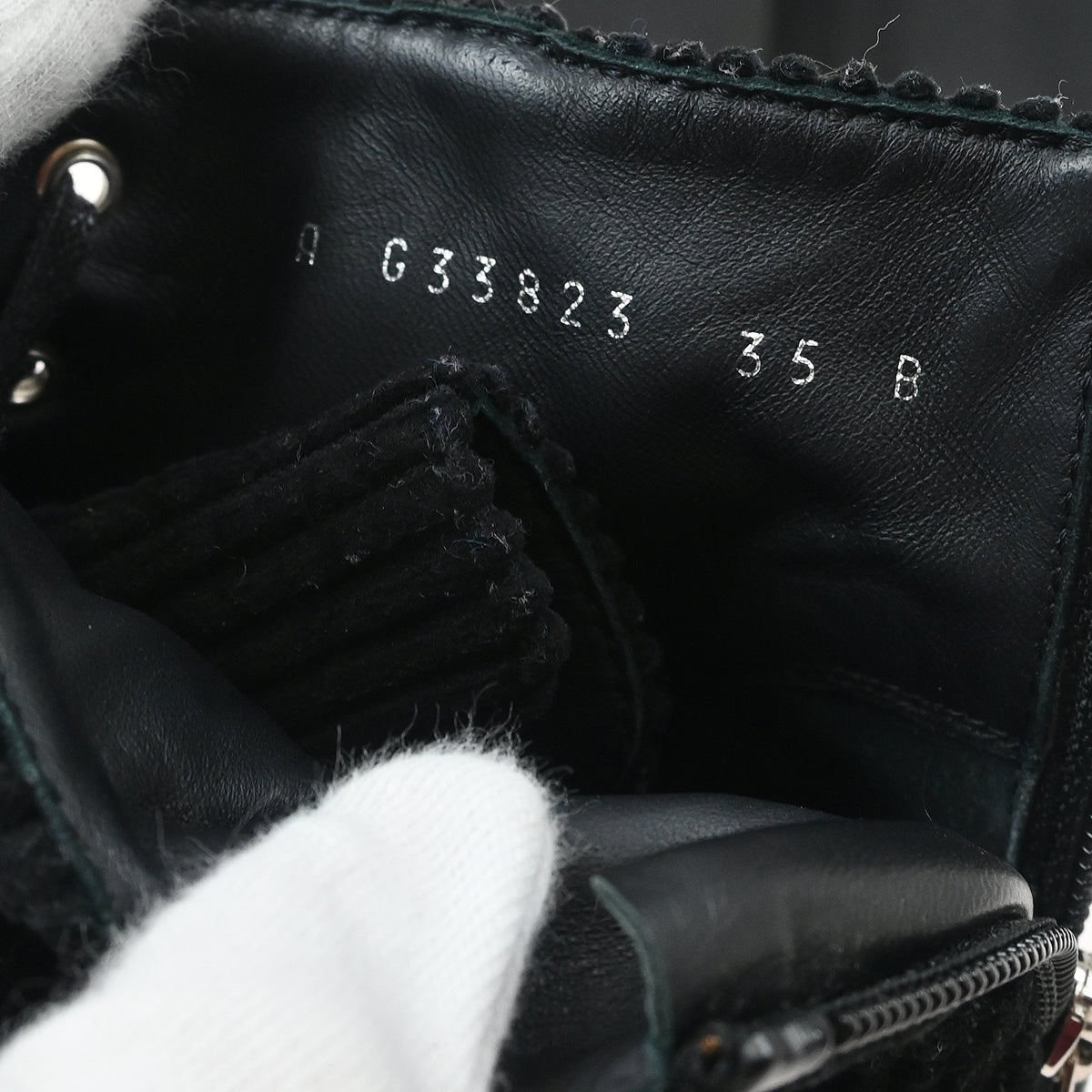 Chanel * Black Corduroy Shoes Sneakers #35