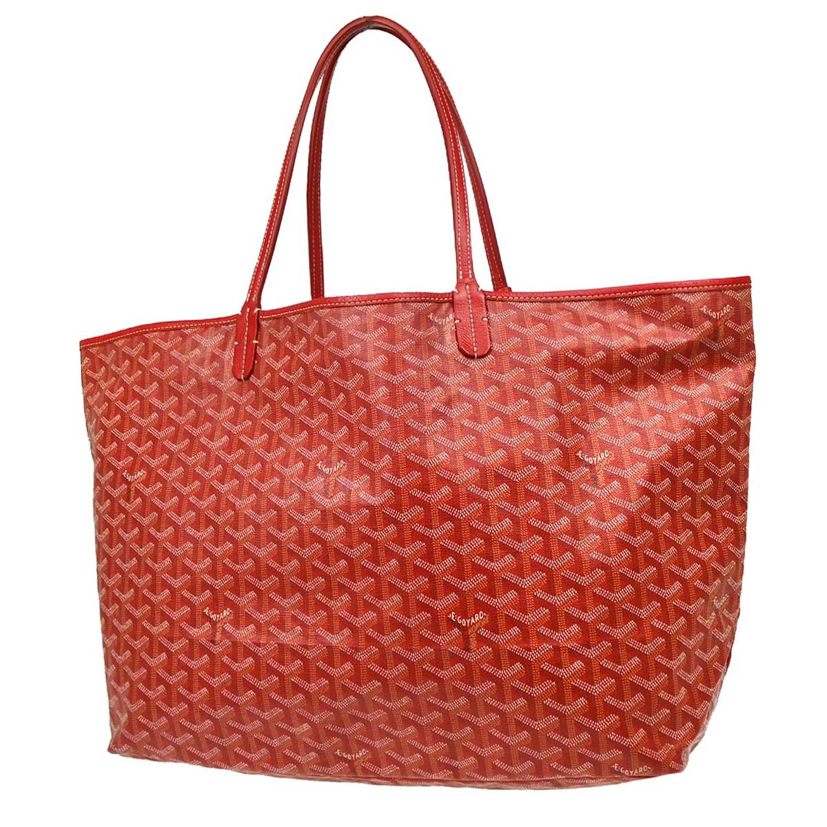 Goyard 2018 Red Saint Louis GM Tote Handbag