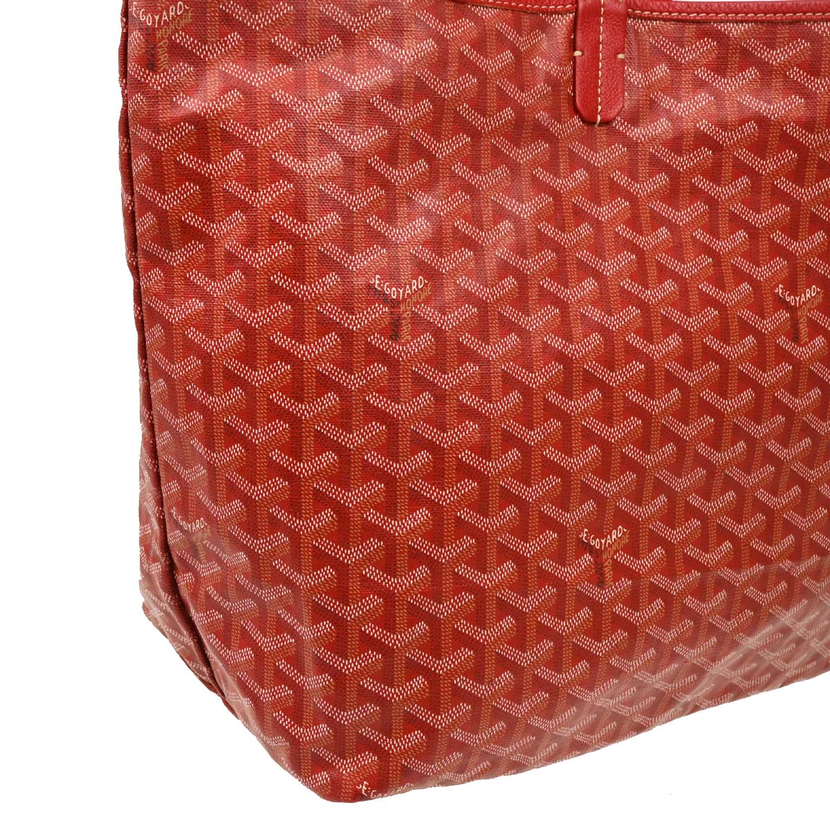 Goyard 2018 Red Saint Louis GM Tote Handbag