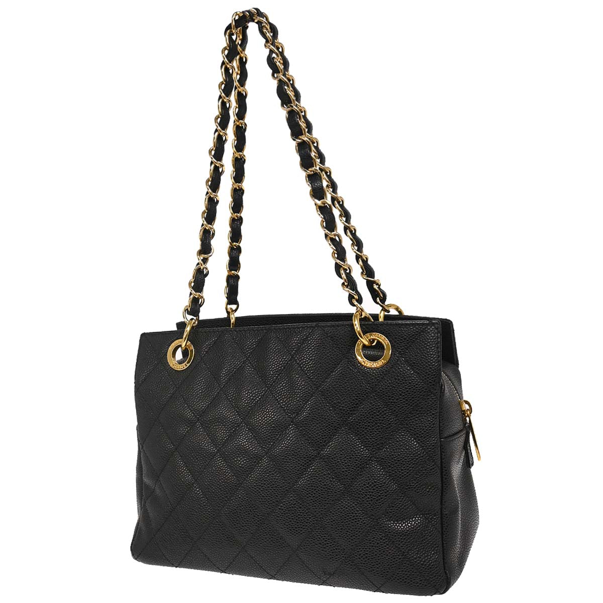 Chanel 2011 Black Caviar Petite Timeless Tote PTT Handbag