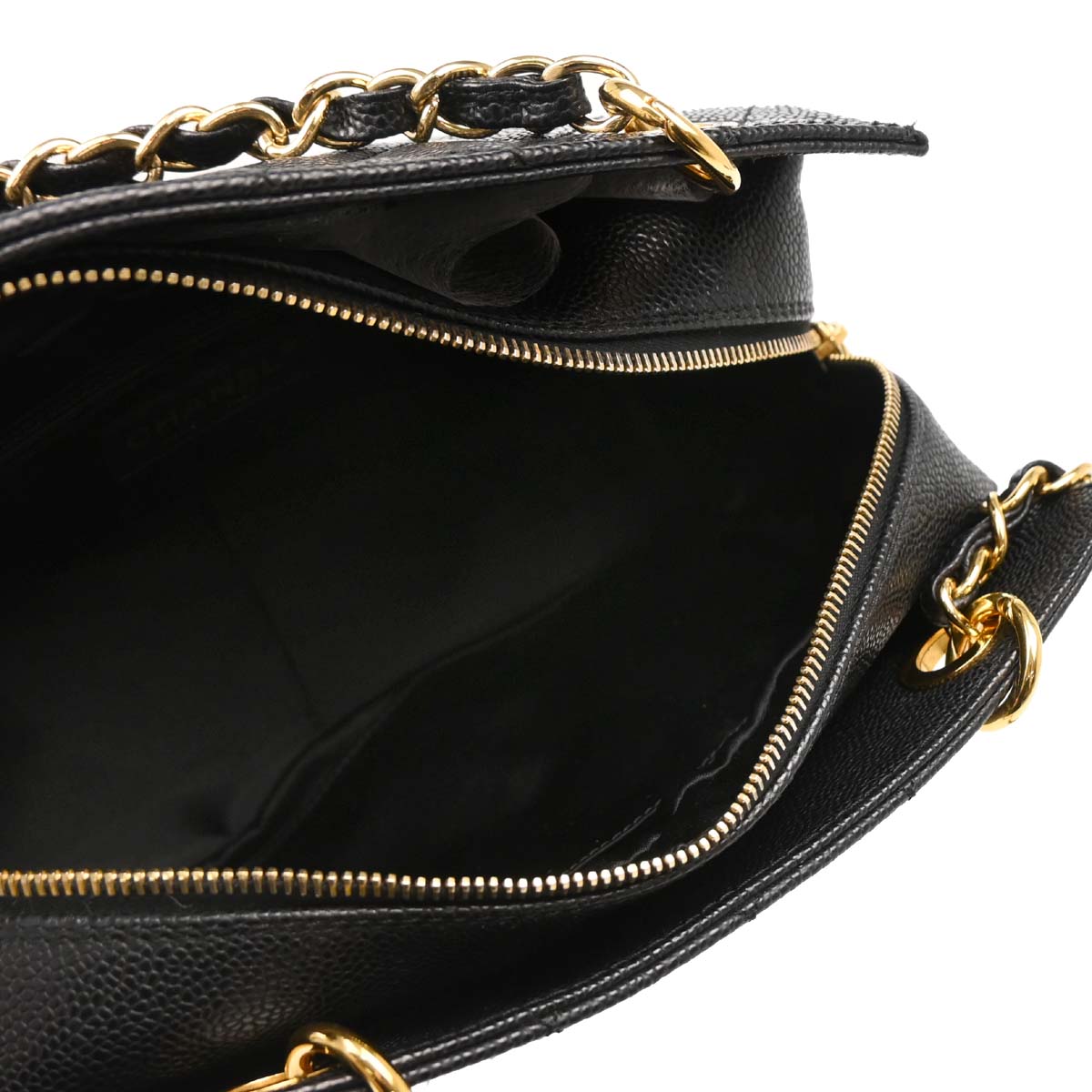 Chanel 2011 Black Caviar Petite Timeless Tote PTT Handbag
