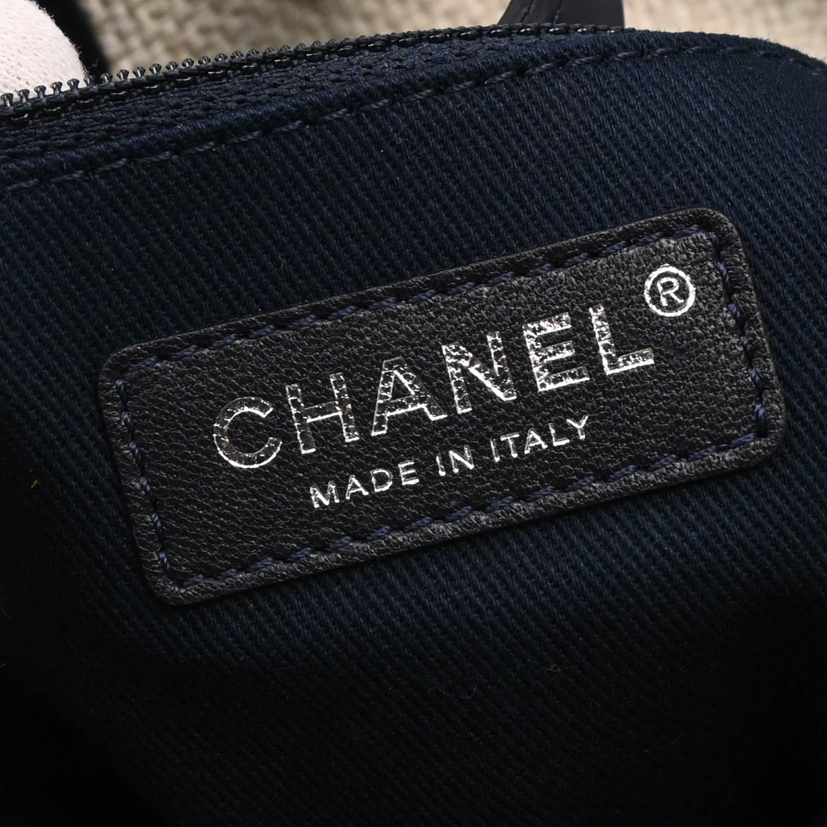 Chanel 2017 Ivory Straw Deauville Backpack