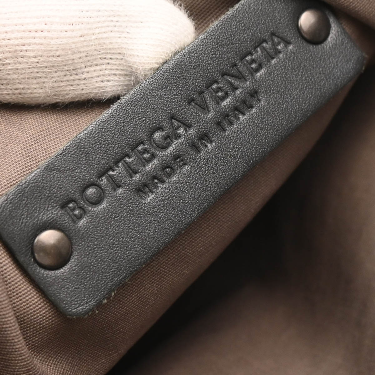 Bottega Veneta Gray Intrecciato Shoulder Bag
