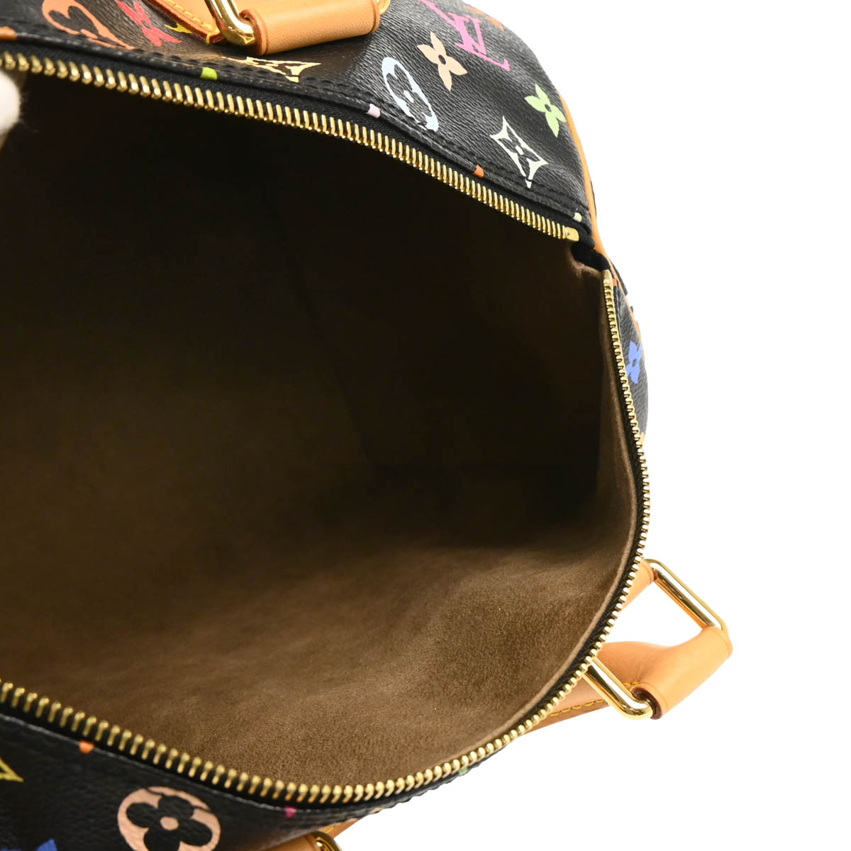 Louis Vuitton 2012 Black Monogram Multicolor Speedy 30 Handbag M92642
