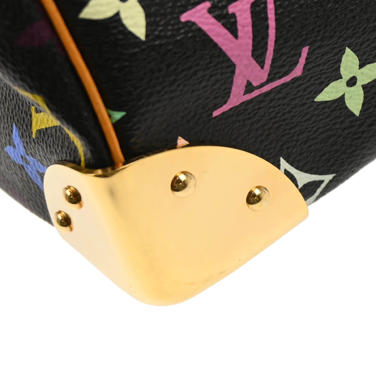 Louis Vuitton 2012 Black Monogram Multicolor Speedy 30 Handbag M92642