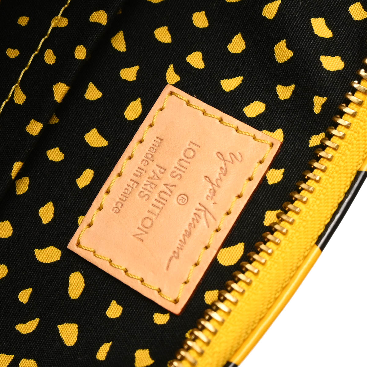 Louis Vuitton 2012 Yellow Vernis Dot Infinity Papillon Handbag M91424