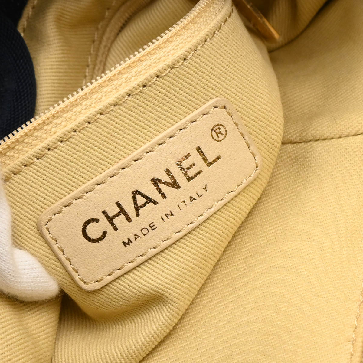 Chanel 2012-2013 Navy Denim Mini Deauville Shoulder Tote Bag
