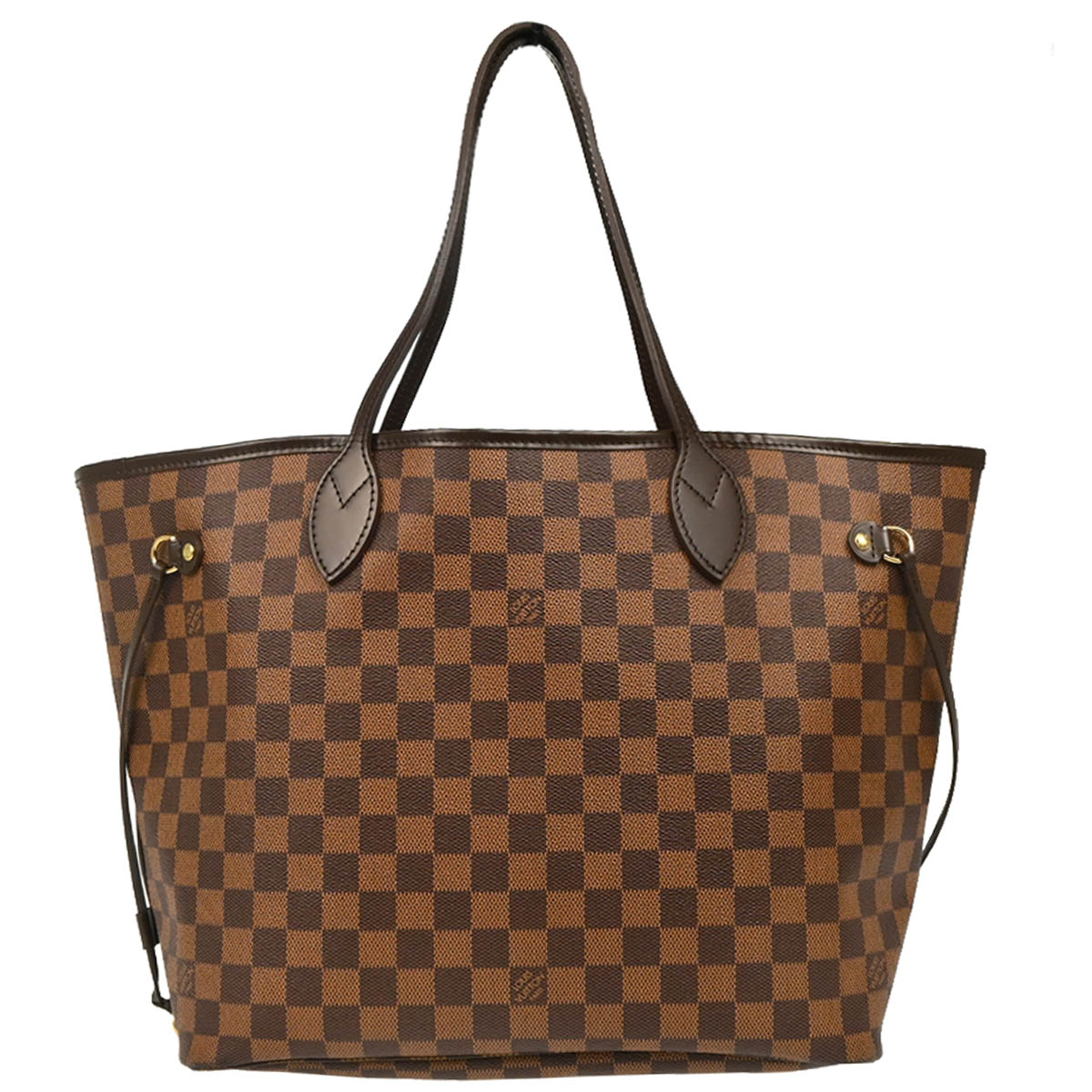 Louis Vuitton 2011 Damier Neverfull MM Shoulder Tote Bag N51105