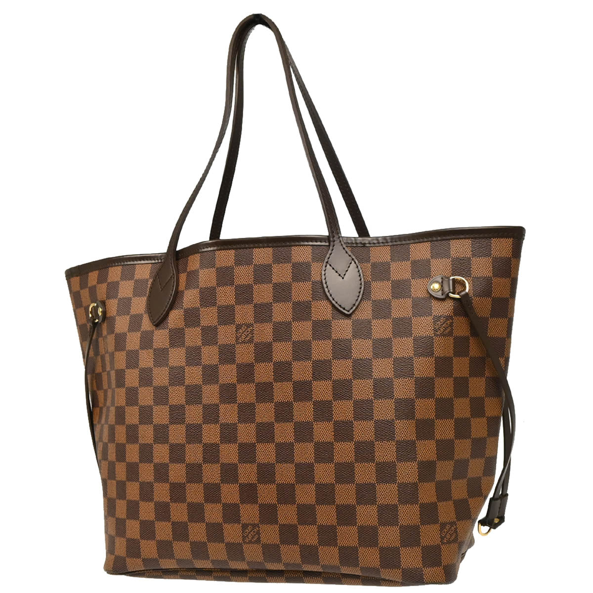 Louis Vuitton 2011 Damier Neverfull MM Shoulder Tote Bag N51105