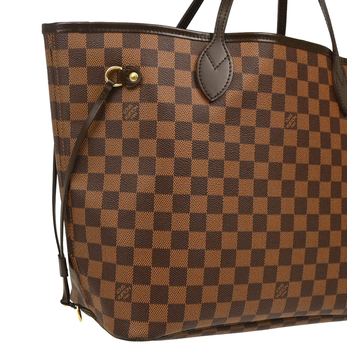 Louis Vuitton 2011 Damier Neverfull MM Shoulder Tote Bag N51105