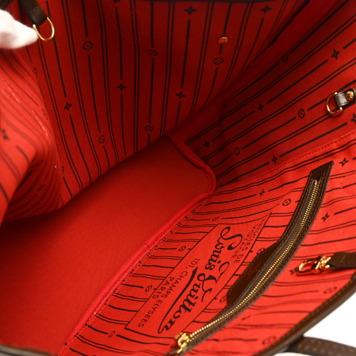 Louis Vuitton 2011 Damier Neverfull MM Shoulder Tote Bag N51105