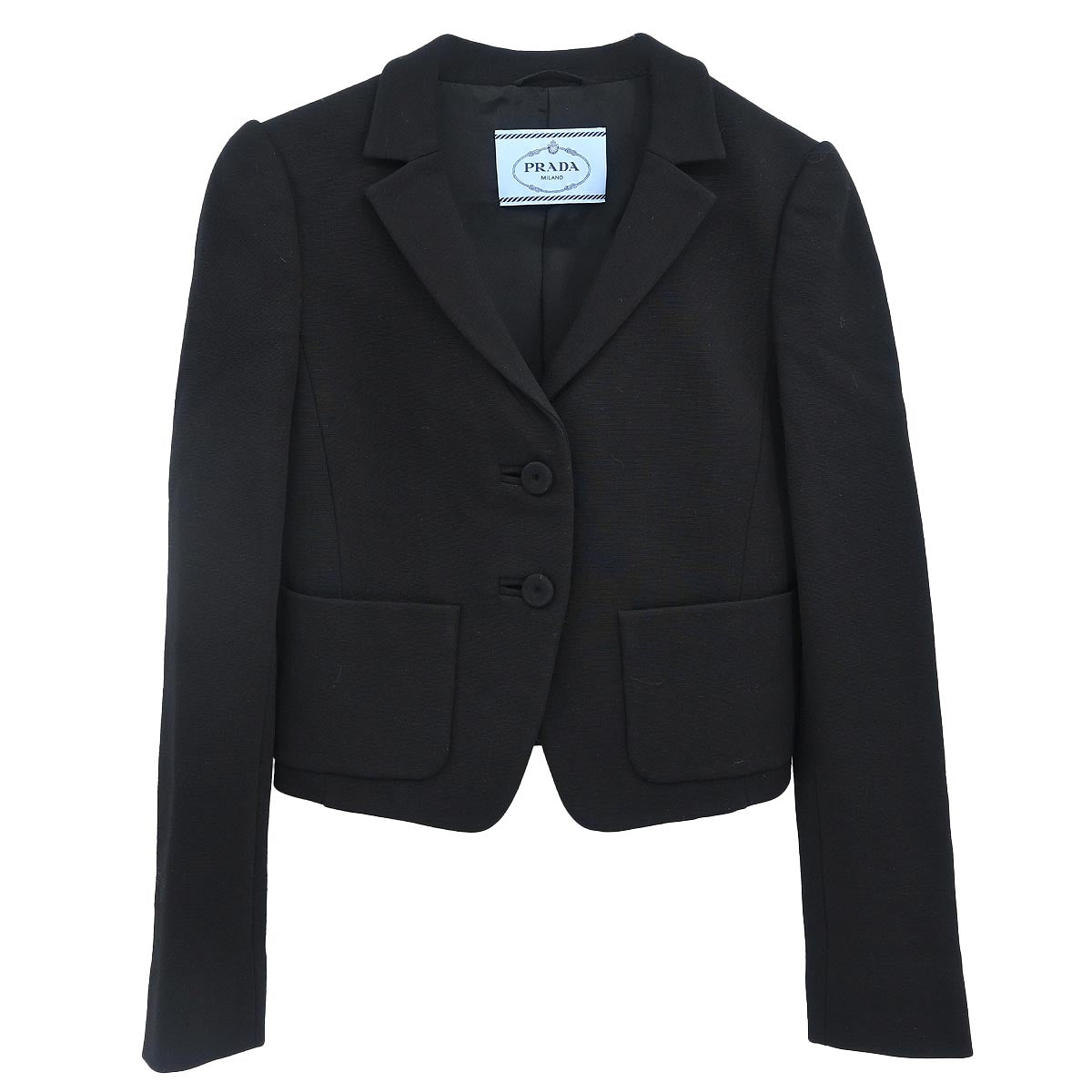 Prada 2011 Single Breasted Jacket Black #38