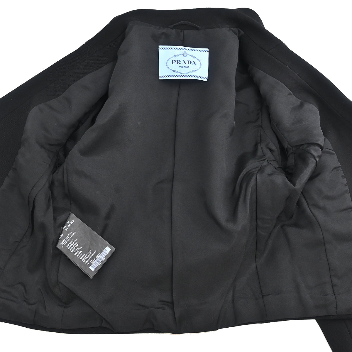 Prada 2011 Single Breasted Jacket Black #38