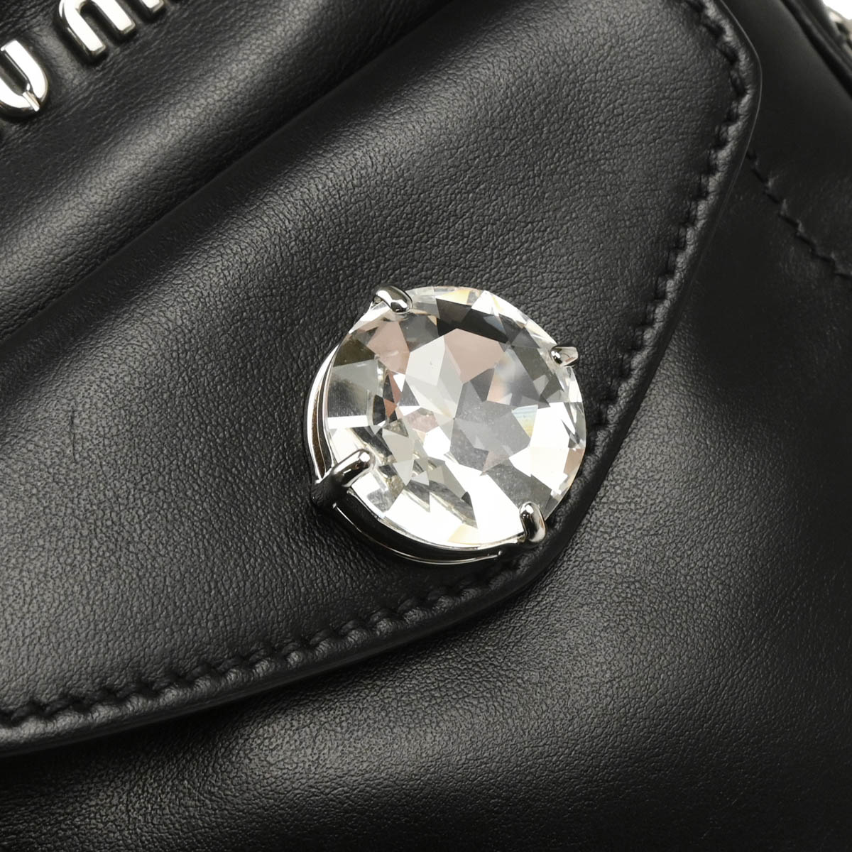 Miu Miu Black Calfskin 2way Shoulder Handbag